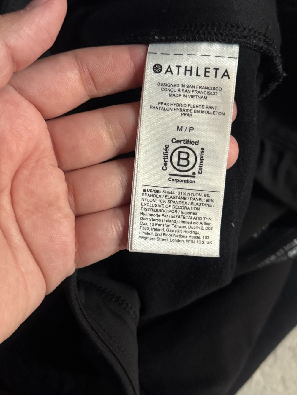 Athleta Peak Hybrid Fleece Flare Pant - Picture 11 of 12